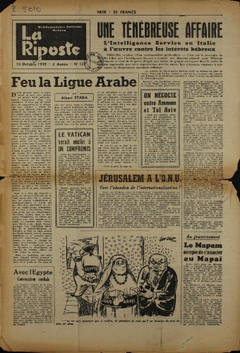La Riposte N°127 (16 oct. 1949)